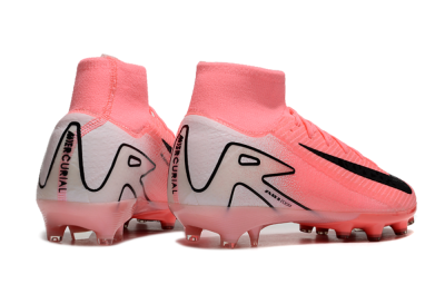 Nike Air Zoom Mercurial Superfly 10 Elite AG High-Tops Football Boots - Pink/White/Black