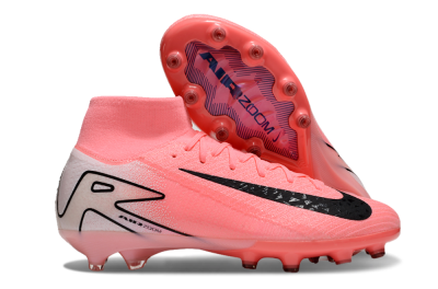 Nike Air Zoom Mercurial Superfly 10 Elite AG High-Tops Football Boots - Pink/White/Black