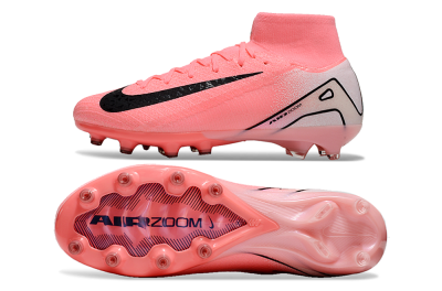 Nike Air Zoom Mercurial Superfly 10 Elite AG High-Tops Football Boots - Pink/White/Black