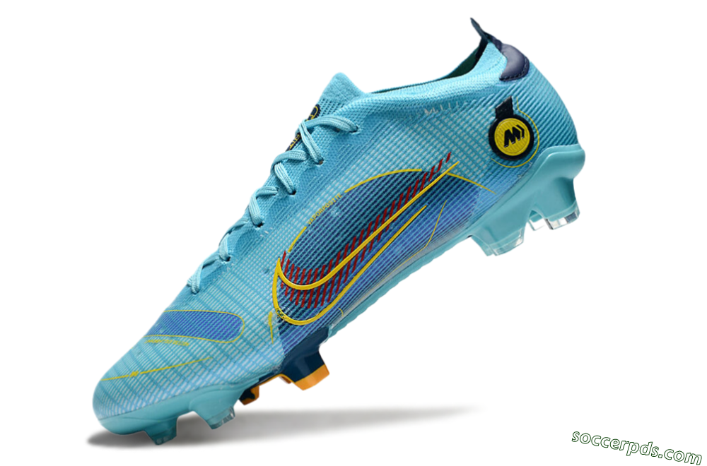 Nike Mercurial Vapor 14 Elite FG Low-Tops Football Boots - Jade/Yellow/Black 4