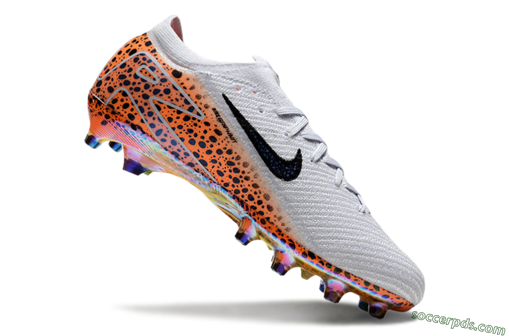 Nike Air Zoom Mercurial Vapor 16 Elite AG Low-Tops Football Boots - Grey/Black/Brown 4