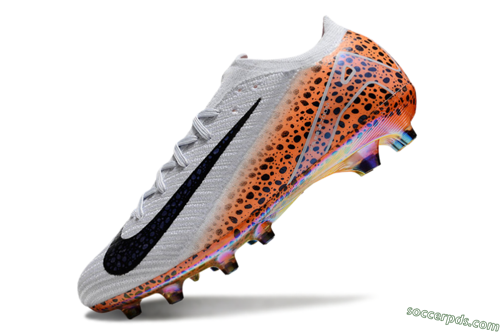Nike Air Zoom Mercurial Vapor 16 Elite AG Low-Tops Football Boots - Grey/Black/Brown 5
