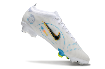 Nike Mercurial Vapor 14 Elite FG Low-Tops Football Boots - White/Black/Yellow
