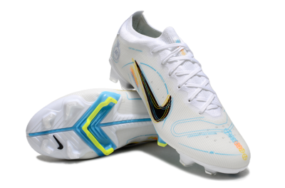 Nike Mercurial Vapor 14 Elite FG Low-Tops Football Boots - White/Black/Yellow