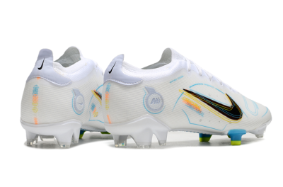Nike Mercurial Vapor 14 Elite FG Low-Tops Football Boots - White/Black/Yellow