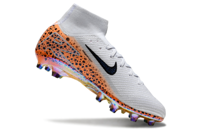 Nike Air Zoom Mercurial Superfly 10 Elite AG High-Tops Football Boots - Grey/Black/Brown