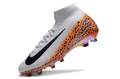 Nike Air Zoom Mercurial Superfly 10 Elite AG High-Tops Football Boots - Grey/Black/Brown