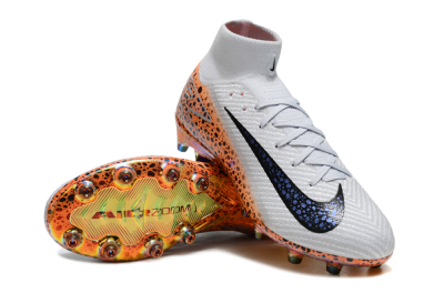 Nike Air Zoom Mercurial Superfly 10 Elite AG High-Tops Football Boots - Grey/Black/Brown