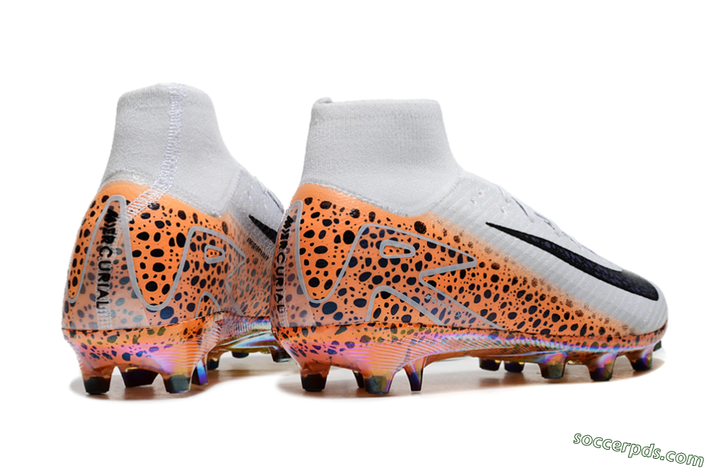 Nike Air Zoom Mercurial Superfly 10 Elite AG High-Tops Football Boots - Grey/Black/Brown 6