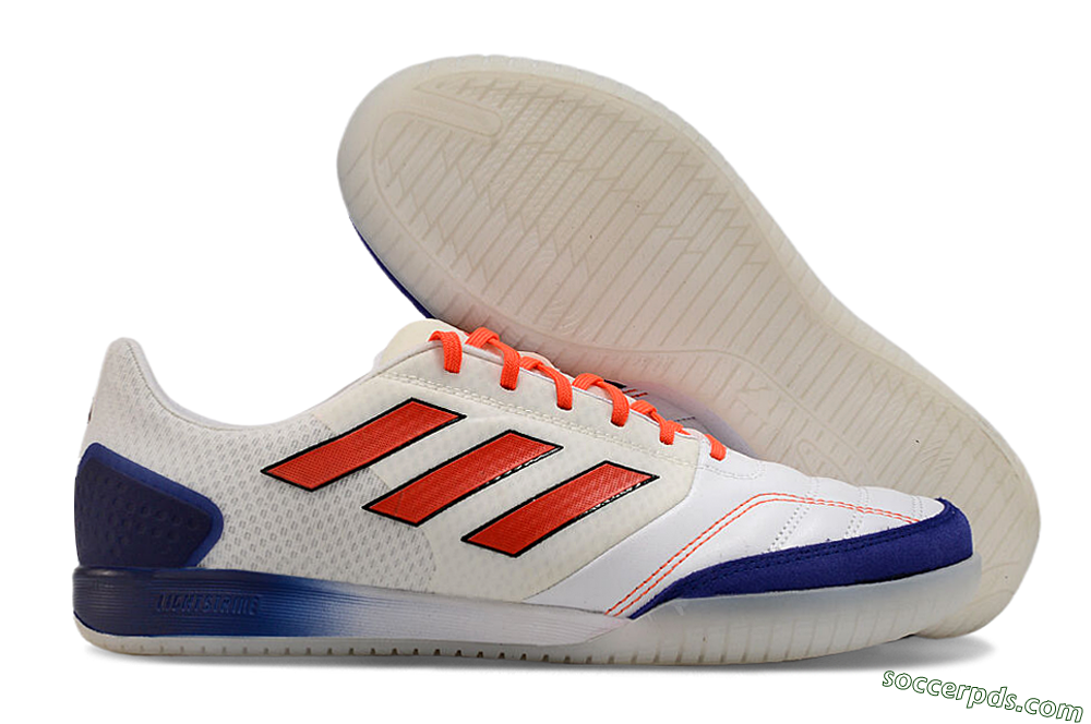 Adidas Top Sala Competition IC Low-Tops Football Shoes - White/Red/Blue 1
