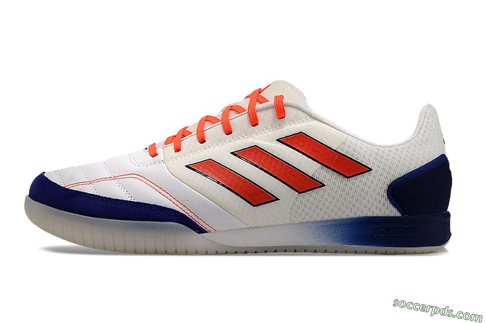Adidas Top Sala Competition IC Low-Tops Football Shoes - White/Red/Blue 2