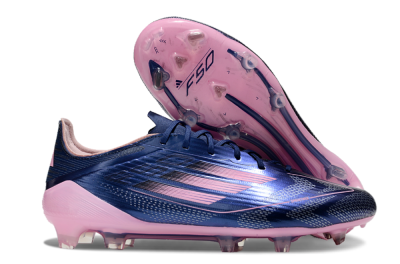 Adidas F50 Elite FG Low-Tops Football Boots - Blue/Pink