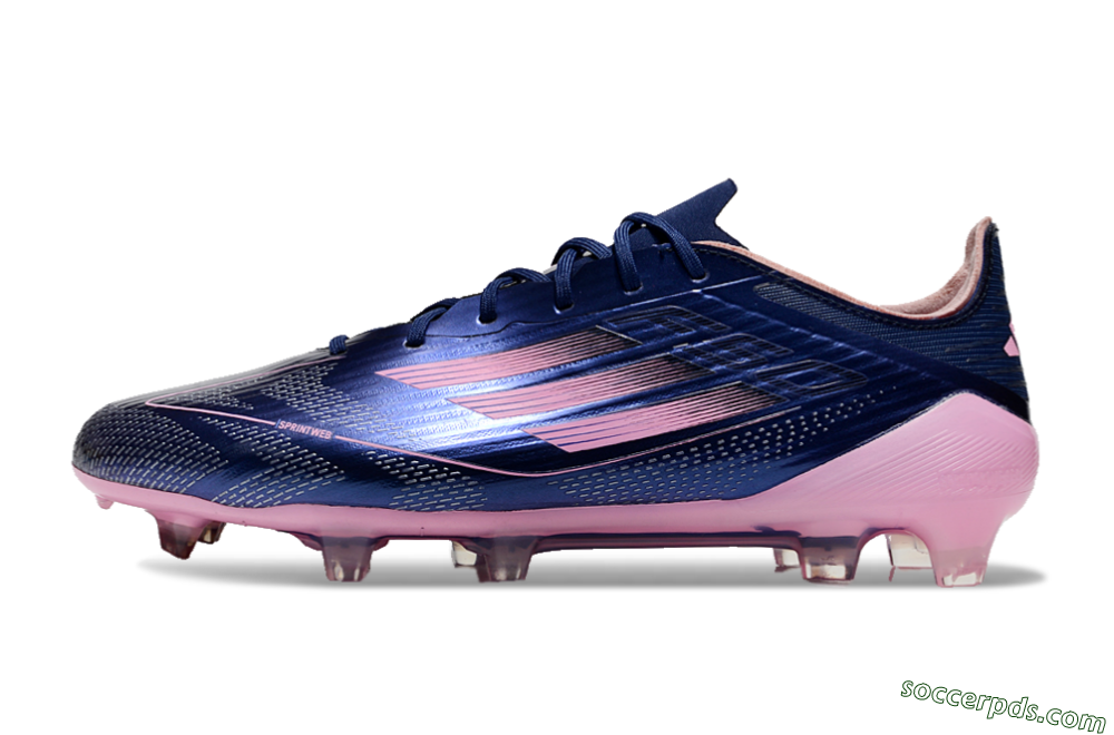Adidas F50 Elite FG Low-Tops Football Boots - Blue/Pink 2