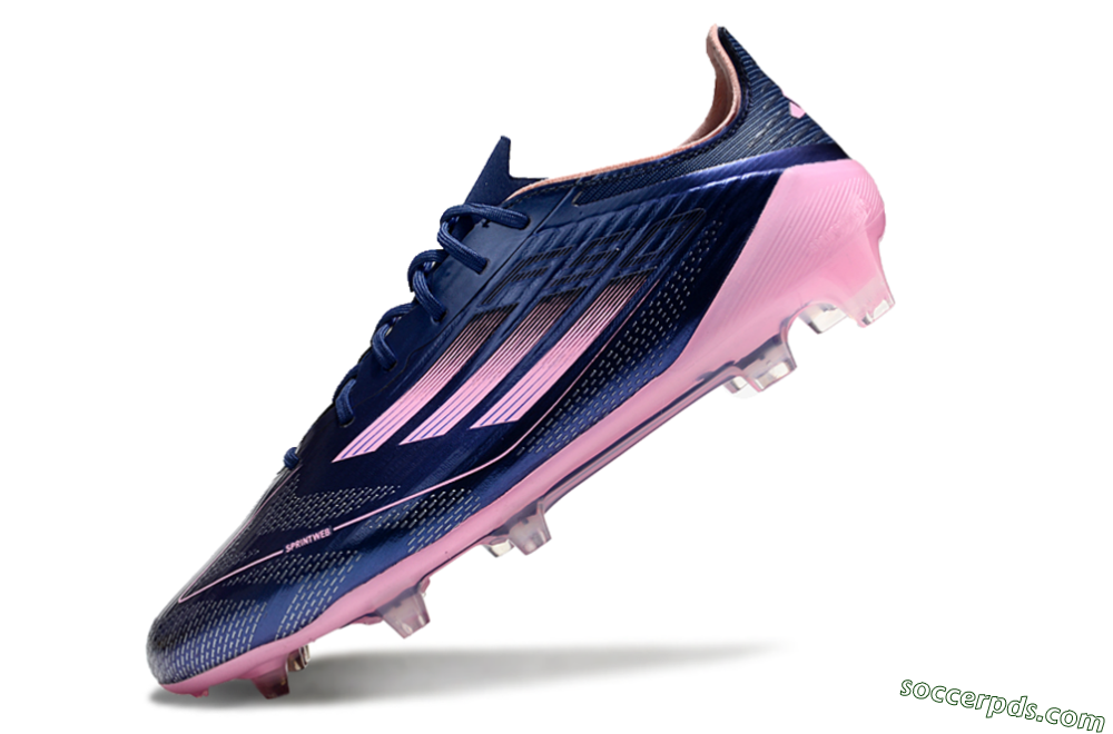 Adidas F50 Elite FG Low-Tops Football Boots - Blue/Pink 5