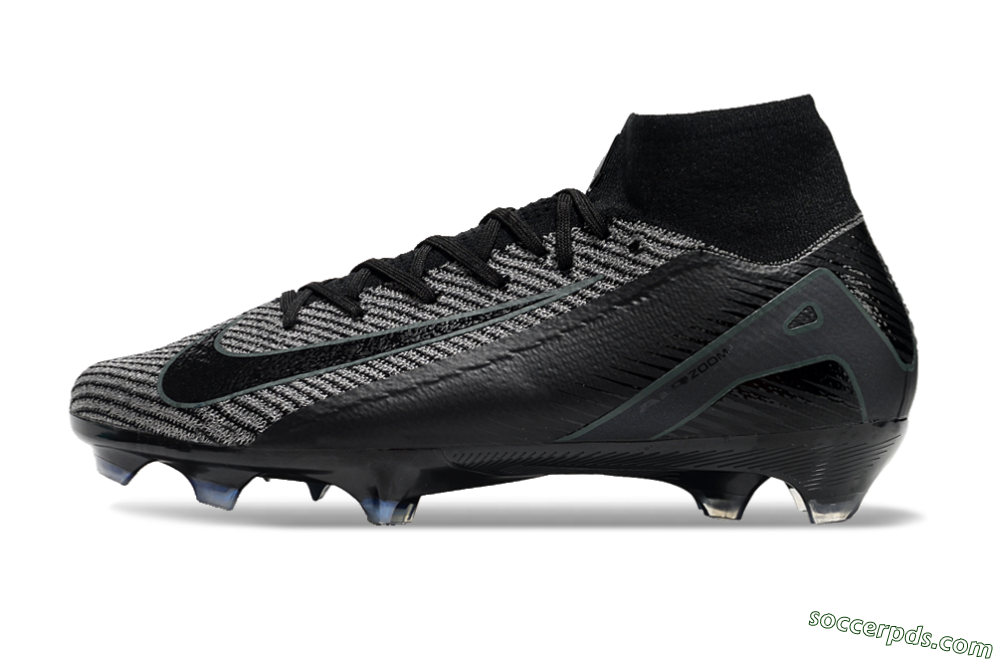 Nike Air Zoom Mercurial Superfly 10 Elite FG High-Tops Football Boots - Black/Grey/Jade 2