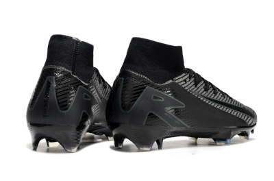 Nike Air Zoom Mercurial Superfly 10 Elite FG High-Tops Football Boots - Black/Grey/Jade