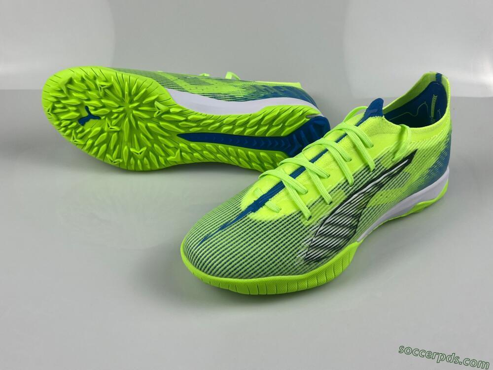 Puma Ultra Ultimate TF Low-Tops Football Shoes - Yellow/White/Blue