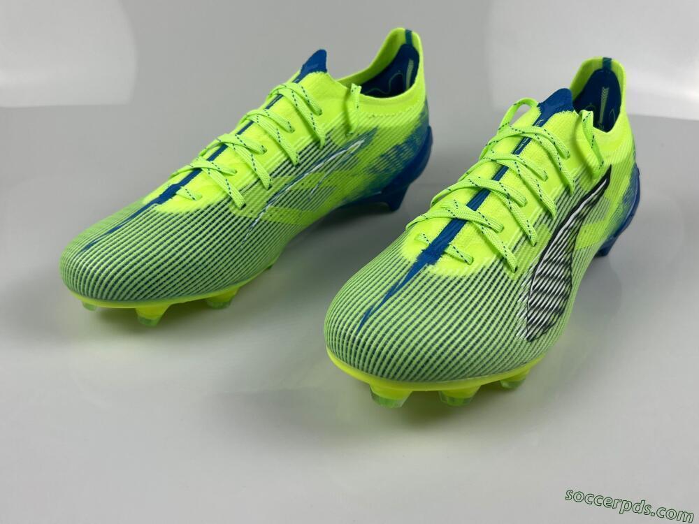 Puma Ultra Ultimate FG Low-Tops Football Boots - Yellow/White/Blue