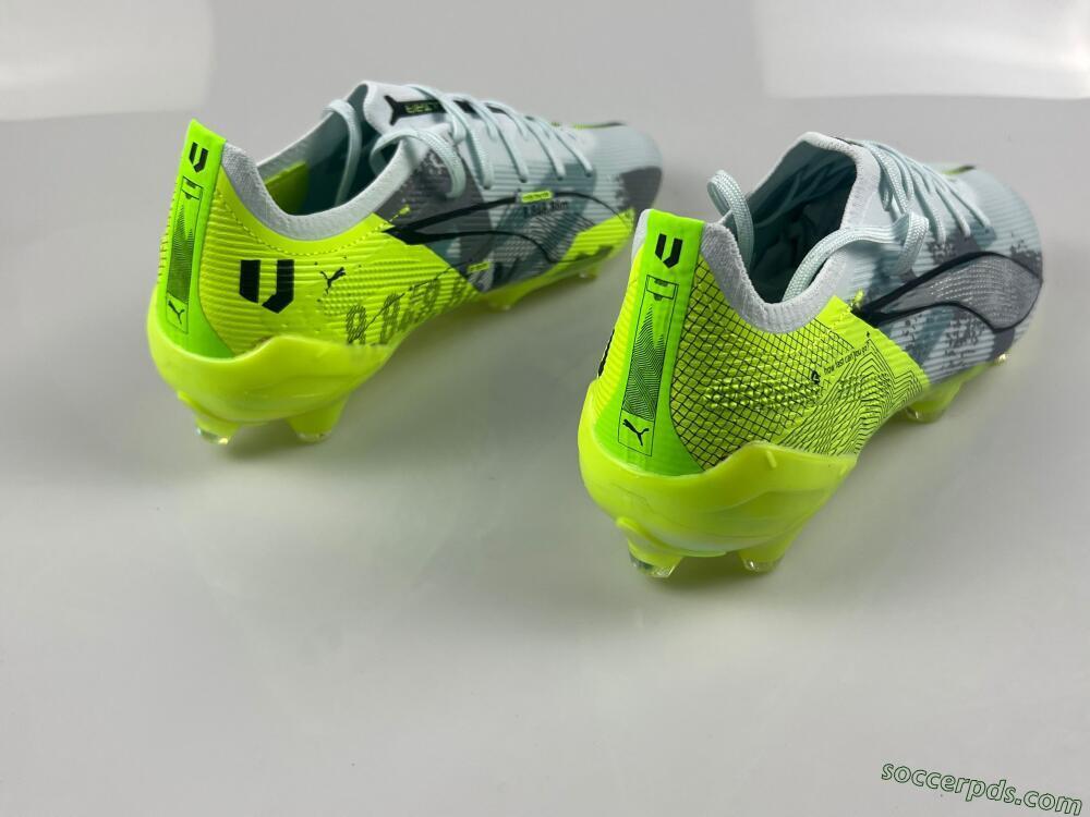 Puma Ultra Ultimate FG Low-Tops Football Boots - Jade/White/Yellow