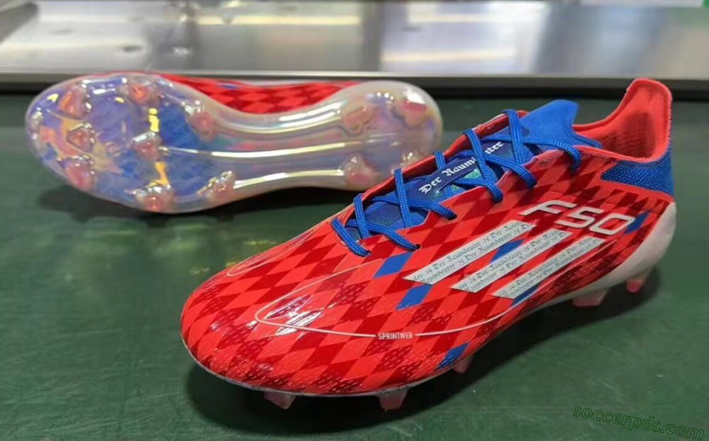 Adidas F50 Elite FG Low-Tops Football Boots - Red/White/Blue