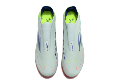 Adidas F50+ Lightstrike Pro Laceless FG Low-Tops Football Boots - Jade/Rainbow