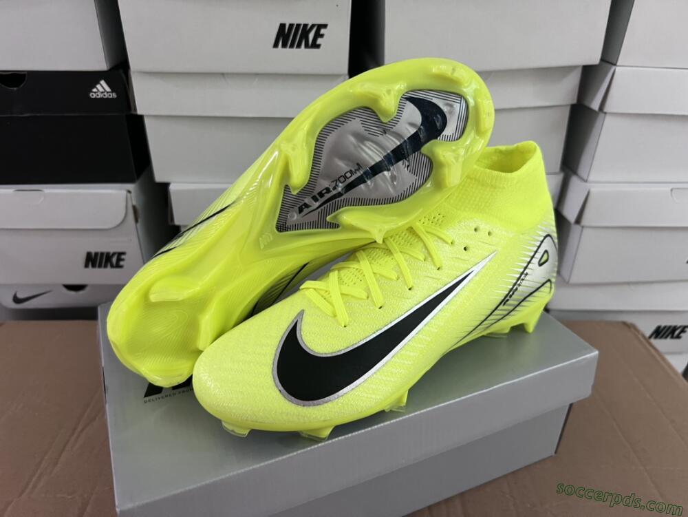 Nike Air Zoom Mercurial Superfly 16 Elite FG High-Tops Football Boots - Yellow/Sliver/Black