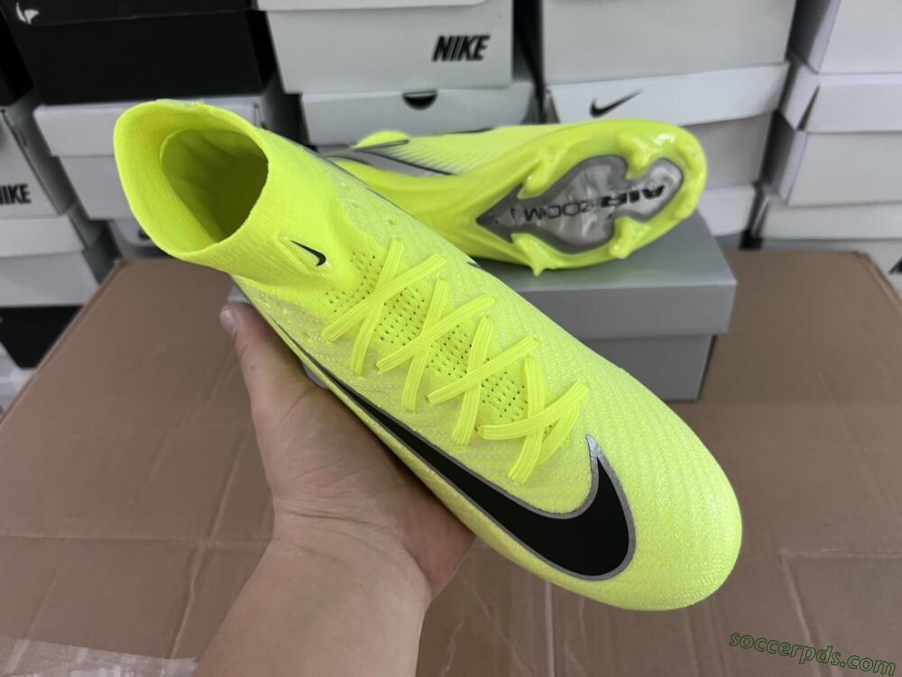 Nike Air Zoom Mercurial Superfly 16 Elite FG High-Tops Football Boots - Yellow/Sliver/Black