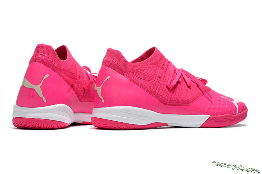 Puma Future Z 1.3 Teazer IC Low-Tops Football Shoes - Pink/White 6