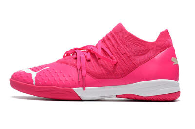 Puma Future Z 1.3 Teazer IC Low-Tops Football Shoes - Pink/White