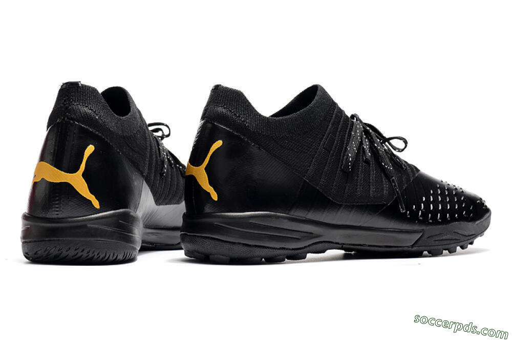 Puma Future Z 1.3 Teazer IC Low-Tops Football Shoes - Black/Yellow 6