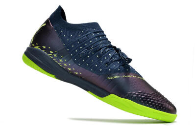Puma Future Z 1.3 Teazer IC Low-Tops Football Shoes - Blue/Yellow