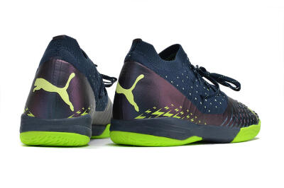 Puma Future Z 1.3 Teazer IC Low-Tops Football Shoes - Blue/Yellow
