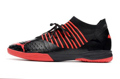 Puma Future Z 1.3 Teazer IC Low-Tops Football Shoes - Black/Red