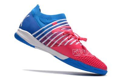 Puma Future Z 1.3 Teazer IC Low-Tops Football Shoes - Red/White/Blue