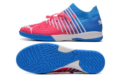 Puma Future Z 1.3 Teazer IC Low-Tops Football Shoes - Red/White/Blue