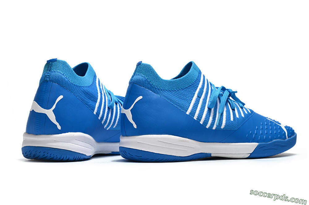 Puma Future Z 1.3 Teazer IC Low-Tops Football Shoes - Blue/White 6