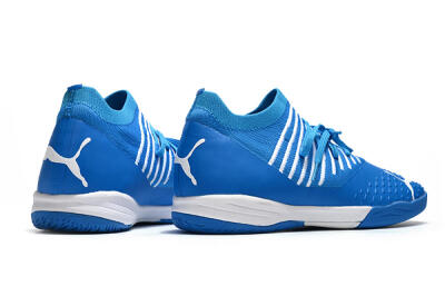 Puma Future Z 1.3 Teazer IC Low-Tops Football Shoes - Blue/White