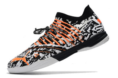 Puma Future Z 1.3 Teazer IC Low-Tops Football Shoes - White/Black/Orange
