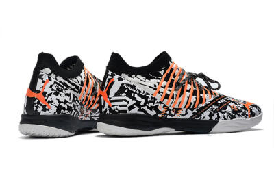 Puma Future Z 1.3 Teazer IC Low-Tops Football Shoes - White/Black/Orange