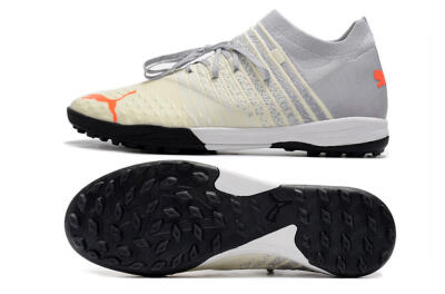 Puma Future Z 1.3 Teazer TF Low-Tops Football Shoes - Beige/Grey/Orange