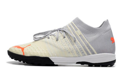 Puma Future Z 1.3 Teazer TF Low-Tops Football Shoes - Beige/Grey/Orange