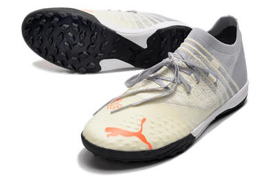 Puma Future Z 1.3 Teazer TF Low-Tops Football Shoes - Beige/Grey/Orange