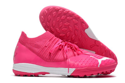 Puma Future Z 1.3 Teazer TF Low-Tops Football Shoes - Pink/White