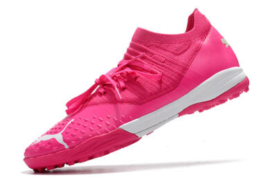 Puma Future Z 1.3 Teazer TF Low-Tops Football Shoes - Pink/White