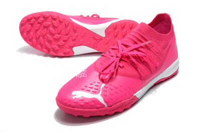 Puma Future Z 1.3 Teazer TF Low-Tops Football Shoes - Pink/White