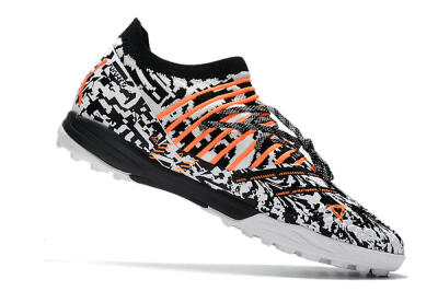 Puma Future Z 1.3 Teazer TF Low-Tops Football Shoes - White/Black/Orange