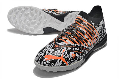 Puma Future Z 1.3 Teazer TF Low-Tops Football Shoes - White/Black/Orange