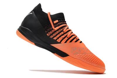 Puma Future Z 1.3 Teazer IC Low-Tops Football Shoes - Orange/Black/Silver
