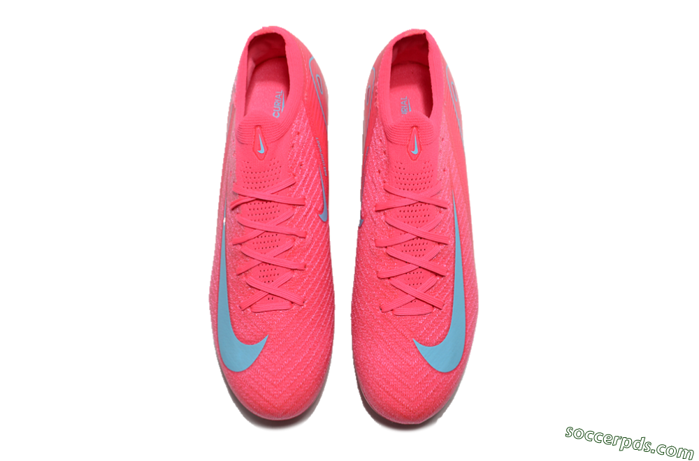 Nike Air Zoom Mercurial Vapor 16 Elite FG Low-Tops Football Boots - Red/Jade 4
