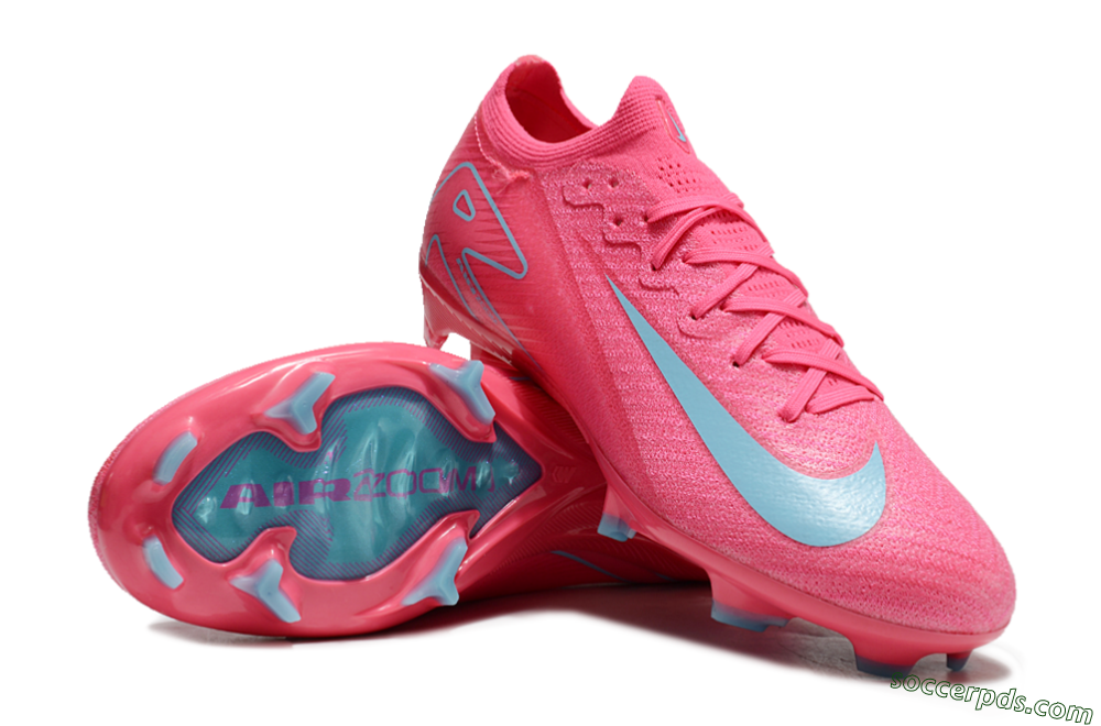 Nike Air Zoom Mercurial Vapor 16 Elite FG Low-Tops Football Boots - Red/Jade 3